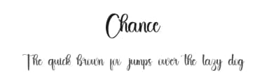 Chance by PiPi Creative STUDIO — Script Handwritten Font — thumbnail 1