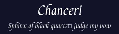 Chanceri by Jipatype — Script Handwritten Font — thumbnail 2