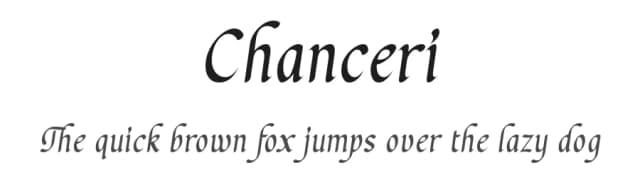 Chanceri by Jipatype — Script Handwritten Font
