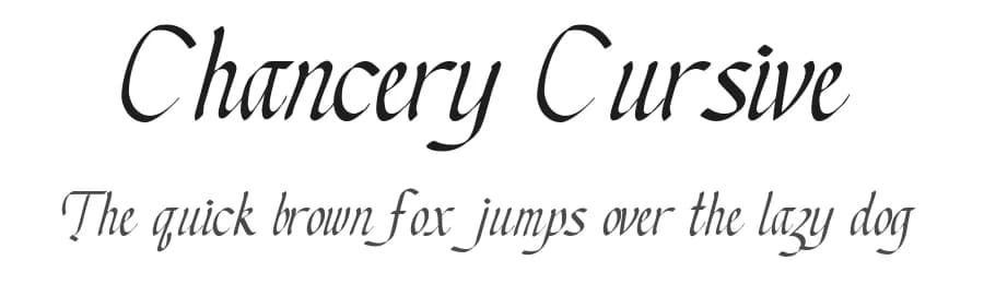Chancery Cursive by Digital Graphic Labs — Script Handwritten Font — preview 1