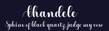 Chandele by Pollem Studio — Script Handwritten Font — thumbnail 2