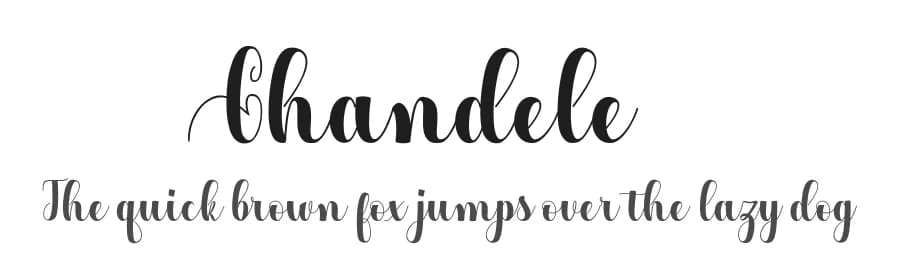 Chandele by Pollem Studio — Script Handwritten Font