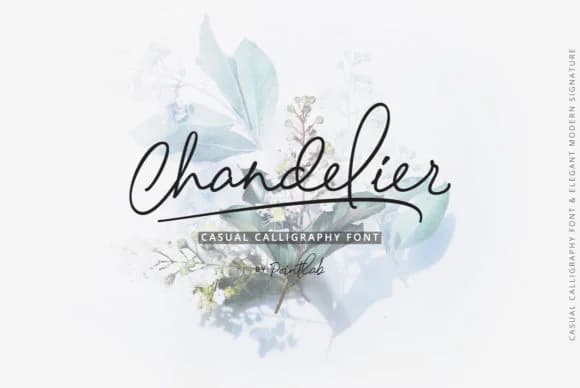 Chandelier Font by PointLab — Script Handwritten Font