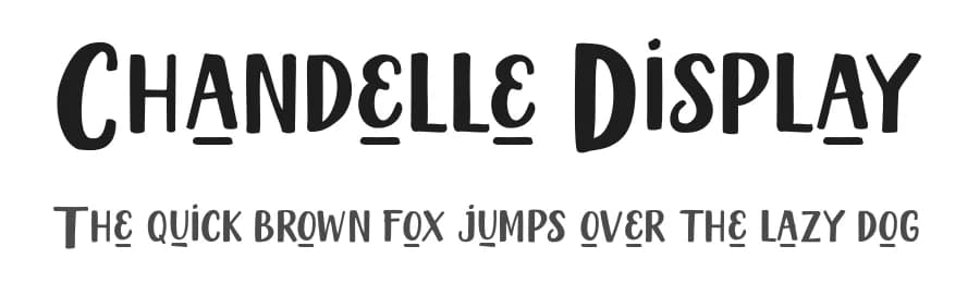 Chandelle Display by Cooldesignlab — Script Handwritten Font
