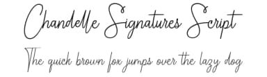 Chandelle Signatures Script by Cooldesignlab — Script Handwritten Font — thumbnail 1