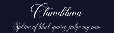 Chandiluna by Canoute Creative — Script Handwritten Font — thumbnail 2