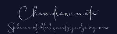 Chandrawinata by zulkhairilettering — Script Handwritten Font — thumbnail 2