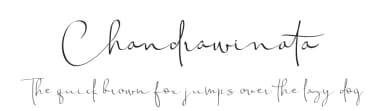 Chandrawinata by zulkhairilettering — Script Handwritten Font — thumbnail 1