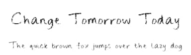 Change Tomorrow Today by Kimberly Geswein — Script Handwritten Font — thumbnail 1