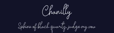 Chanilly by Nabila — Script Handwritten Font — thumbnail 2