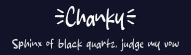 Chanky by MJType — Script Handwritten Font — thumbnail 2