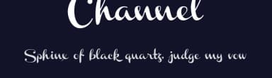 Channel by Måns Grebäck — Script Handwritten Font — thumbnail 2