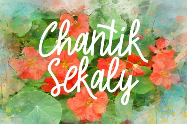 Chantik Sekaly Font by LebahStudio — Script Handwritten Font
