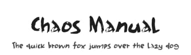 Chaos Manual by D K — Script Handwritten Font — thumbnail 1