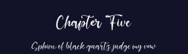 Chapter Five by Kong Font — Script Handwritten Font — thumbnail 2
