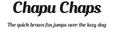 Chapu Chaps by Faqih Fawaji — Script Handwritten Font — thumbnail 1
