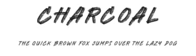 Charcoal by kokostd — Script Handwritten Font — thumbnail 1