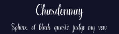 Chardonnay by Winarko — Script Handwritten Font — thumbnail 2