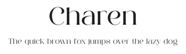 Charen by ToniStudio — Serif Font — thumbnail 1