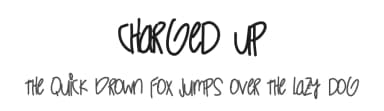 Charged Up by Des Gomez — Script Handwritten Font — thumbnail 1