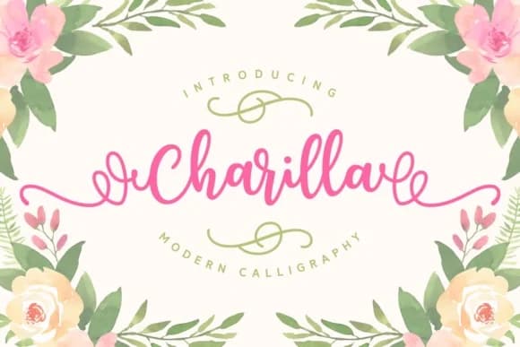 Charilla Font by Situjuh — Script Handwritten Font