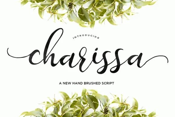 Charissa Font by Area Type — Script Handwritten Font