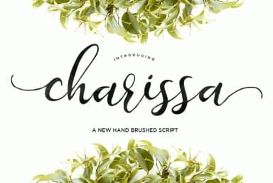 Charissa Font by Area Type — Script Handwritten Font — thumbnail 1