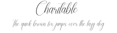 Charitable by Andi Moz — Script Handwritten Font — thumbnail 1