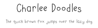 Charlee Doodles by Charlee Sathiraboot — Script Handwritten Font — thumbnail 1