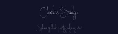 Charles Bridge by Sutrisno Al Rasyid — Script Handwritten Font — thumbnail 2