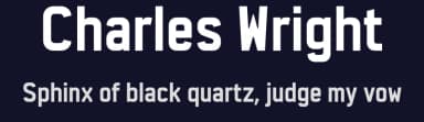 Charles Wright by K-Type — Sans Serif Font — thumbnail 2
