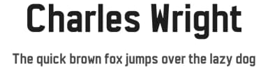 Charles Wright by K-Type — Sans Serif Font — thumbnail 1