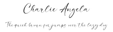 Charlie Angela by Almarkhatype — Script Handwritten Font — thumbnail 1