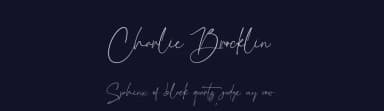 Charlie Brocklin by Almarkhatype — Script Handwritten Font — thumbnail 2