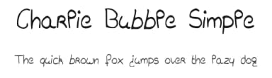 Charlie Bubble Simple by Charlie Lbrth — Script Handwritten Font — thumbnail 1