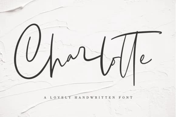 Charlotte Font by Geranium.co — Script Handwritten Font — preview 1