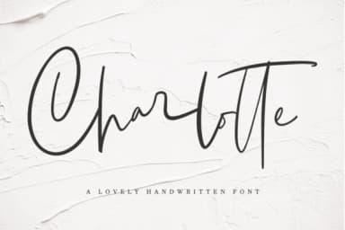 Charlotte Font by Geranium.co — Script Handwritten Font — thumbnail 1