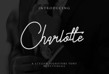 Charlotte Script Font by letterfal studio by letterfal studio — Script Handwritten Font — thumbnail 1