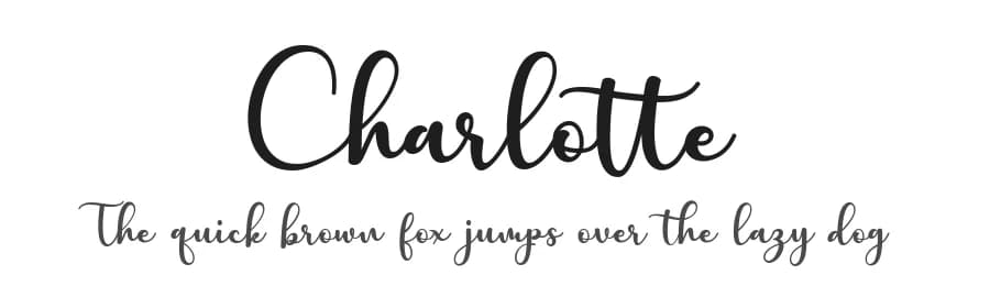 Charlotte by Uloel Design — Script Handwritten Font