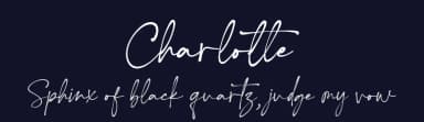 Charlotte by Viswell Studio — Script Handwritten Font — thumbnail 2