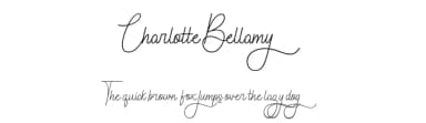 Charlotte Bellamy by Gilar Studio — Script Handwritten Font — thumbnail 1