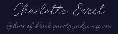 Charlotte Sweet by Seno Aji — Script Handwritten Font — thumbnail 2
