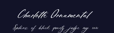 Charlotte Ornamental by UI Creative — Script Handwritten Font — thumbnail 2