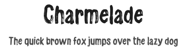 Charmelade by bogstav — Script Handwritten Font