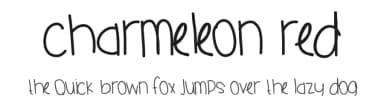 Charmeleon Red by Des Gomez — Script Handwritten Font — thumbnail 1