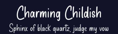 Charming Childish by Fikryal studio — Script Handwritten Font — thumbnail 2