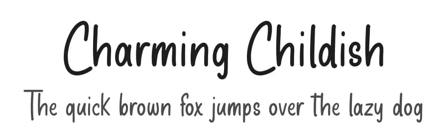 Charming Childish by Fikryal studio — Script Handwritten Font