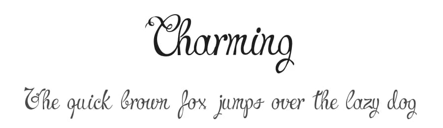 Charming by fontsandfashion — Script Handwritten Font