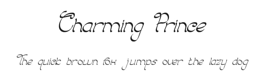 Charming Prince by weknow — Script Handwritten Font