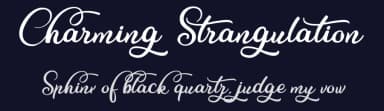 Charming Strangulation by Octotype  | Thomas Boucherie — Script Handwritten Font — thumbnail 2